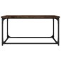 vidaXL Mesa de centro madera y hierro roble ahumado 80x50x40 cm vidaXL Mesa de centro madera y hierro roble ahumado 80x50x40 cm
