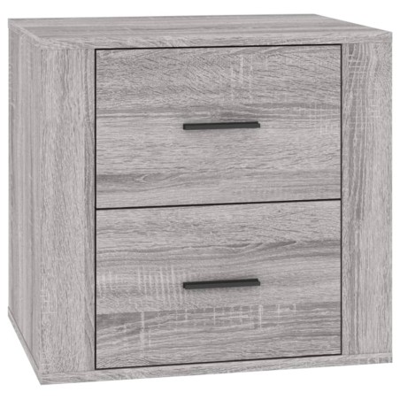 vidaXL Mesita de noche gris Sonoma 50x39x47 cm