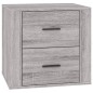 vidaXL Mesita de noche gris Sonoma 50x39x47 cm vidaXL Mesita de noche gris Sonoma 50x39x47 cm