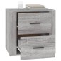 vidaXL Mesita de noche gris Sonoma 50x39x47 cm vidaXL Mesita de noche gris Sonoma 50x39x47 cm
