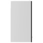 vidaXL Armario colgante cocina contrachapada gris brillo 60x31x60 cm