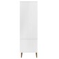 vidaXL Armario MOLDE madera maciza de pino blanco 90x55x175 cm vidaXL Armario MOLDE madera maciza de pino blanco 90x55x175 cm