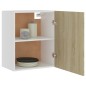 vidaXL Armarios colgantes 2 uds contrachapada roble Sonoma 50x31x60 cm vidaXL Armarios colgantes 2 uds contrachapada roble Sonoma 50x31x60 cm