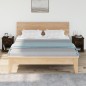 vidaXL Mesita noche 2 uds madera contrachapada roble humo 39x39x47,5cm vidaXL Mesita noche 2 uds madera contrachapada roble humo 39x39x47,5cm