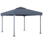vidaXL Cenador gris antracita aluminio 300x300 cm vidaXL Cenador gris antracita aluminio 300x300 cm
