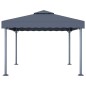 vidaXL Cenador gris antracita aluminio 300x300 cm vidaXL Cenador gris antracita aluminio 300x300 cm