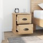 vidaXL Mesitas de noche 2 uds contrachapada roble Sonoma 39x39x47,5 cm vidaXL Mesitas de noche 2 uds contrachapada roble Sonoma 39x39x47,5 cm