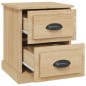 vidaXL Mesitas de noche 2 uds contrachapada roble Sonoma 39x39x47,5 cm vidaXL Mesitas de noche 2 uds contrachapada roble Sonoma 39x39x47,5 cm