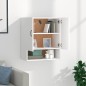 vidaXL Armario de pared madera contrachapada blanco 60x31x70 cm vidaXL Armario de pared madera contrachapada blanco 60x31x70 cm