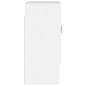 vidaXL Armario de pared madera contrachapada blanco 60x31x70 cm vidaXL Armario de pared madera contrachapada blanco 60x31x70 cm