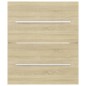 vidaXL Armario para lavabo contrachapada color roble 41x38,5x48 cm vidaXL Armario para lavabo contrachapada color roble 41x38,5x48 cm