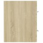 vidaXL Armario para lavabo contrachapada color roble 41x38,5x48 cm vidaXL Armario para lavabo contrachapada color roble 41x38,5x48 cm