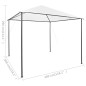 vidaXL Cenador blanco 3x3x2,9 m 180 g/m² vidaXL Cenador blanco 3x3x2,9 m 180 g/m²