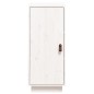 vidaXL Aparador de madera maciza de pino blanco 34x40x75 cm vidaXL Aparador de madera maciza de pino blanco 34x40x75 cm