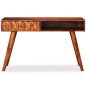 vidaXL Escritorio de madera maciza de sheesham 118x50x76 cm vidaXL Escritorio de madera maciza de sheesham 118x50x76 cm
