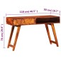 vidaXL Escritorio de madera maciza de sheesham 118x50x76 cm vidaXL Escritorio de madera maciza de sheesham 118x50x76 cm