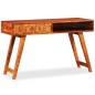 vidaXL Escritorio de madera maciza de sheesham 118x50x76 cm vidaXL Escritorio de madera maciza de sheesham 118x50x76 cm