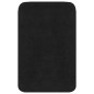 vidaXL Conjunto de alfombrillas de baño de tela 3 piezas antracita vidaXL Conjunto de alfombrillas de baño de tela 3 piezas antracita
