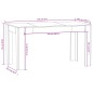 vidaXL Mesa de comedor madera contrachapada gris Sonoma 140x74,5x76 cm vidaXL Mesa de comedor madera contrachapada gris Sonoma 140x74,5x76 cm