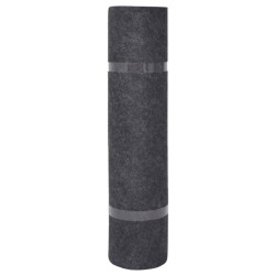 vidaXL Alfombra para eventos estriada gris antracita 1,2x10 m