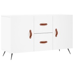 vidaXL Aparador de madera de ingeniería blanco 100x36x60 cm
