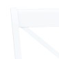 vidaXL Sillas de comedor 4 unidades madera maciza de caucho blanco vidaXL Sillas de comedor 4 unidades madera maciza de caucho blanco