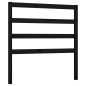 vidaXL Cabecero de cama madera maciza de pino negro 96x4x100 cm vidaXL Cabecero de cama madera maciza de pino negro 96x4x100 cm
