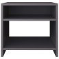vidaXL Mesitas de noche 2 uds madera contrachapada gris 40x30x40 cm vidaXL Mesitas de noche 2 uds madera contrachapada gris 40x30x40 cm