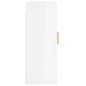 vidaXL Armarios de pared 2 uds madera de ingeniería blanco brillante vidaXL Armarios de pared 2 uds madera de ingeniería blanco brillante