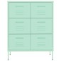 vidaXL Armario de almacenamiento acero mint 80x35x101,5 cm vidaXL Armario de almacenamiento acero mint 80x35x101,5 cm