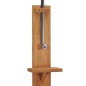 vidaXL Ducha de jardín de madera maciza de teca 75x75x210 cm vidaXL Ducha de jardín de madera maciza de teca 75x75x210 cm