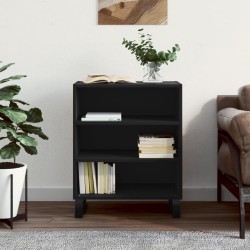 vidaXL Aparador madera de ingeniería negro 57x35x70 cm