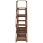 vidaXL Soporte para flores de madera maciza abeto 110x25x105 cm vidaXL Soporte para flores de madera maciza abeto 110x25x105 cm