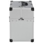 vidaXL Caja de herramientas aluminio plateado 38x22,5x34 cm vidaXL Caja de herramientas aluminio plateado 38x22,5x34 cm