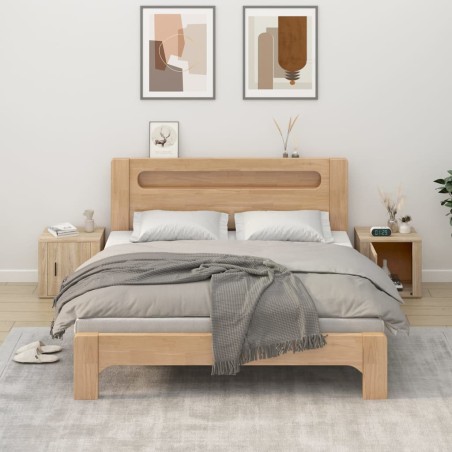 vidaXL Mesitas de noche 2 unidades color roble Sonoma 50x39x47 cm