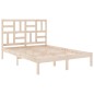 vidaXL Estructura de cama madera maciza 140x200 cm vidaXL Estructura de cama madera maciza 140x200 cm