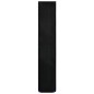vidaXL Mueble zapatero de tela con funda negro 60x30x166 cm vidaXL Mueble zapatero de tela con funda negro 60x30x166 cm