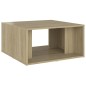vidaXL Mesas de centro 4 pzas contrachapada roble Sonoma 33x33x33 cm vidaXL Mesas de centro 4 pzas contrachapada roble Sonoma 33x33x33 cm