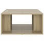 vidaXL Mesas de centro 4 pzas contrachapada roble Sonoma 33x33x33 cm vidaXL Mesas de centro 4 pzas contrachapada roble Sonoma 33x33x33 cm