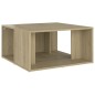vidaXL Mesas de centro 4 pzas contrachapada roble Sonoma 33x33x33 cm vidaXL Mesas de centro 4 pzas contrachapada roble Sonoma 33x33x33 cm
