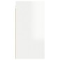 vidaXL Mueble de TV 2 uds contrachapada blanco brillante 30,5x30x60 cm vidaXL Mueble de TV 2 uds contrachapada blanco brillante 30,5x30x60 cm