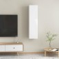 vidaXL Mueble de TV 2 uds contrachapada blanco brillante 30,5x30x60 cm vidaXL Mueble de TV 2 uds contrachapada blanco brillante 30,5x30x60 cm