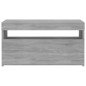 vidaXL Mueble de TV con luces LED gris Sonoma 75x35x40 cm