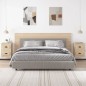 vidaXL Mesita de noche de pared 2 uds color roble Sonoma 41,5x36x53 cm vidaXL Mesita de noche de pared 2 uds color roble Sonoma 41,5x36x53 cm