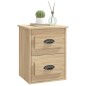 vidaXL Mesita de noche de pared 2 uds color roble Sonoma 41,5x36x53 cm vidaXL Mesita de noche de pared 2 uds color roble Sonoma 41,5x36x53 cm