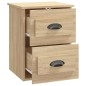 vidaXL Mesita de noche de pared 2 uds color roble Sonoma 41,5x36x53 cm vidaXL Mesita de noche de pared 2 uds color roble Sonoma 41,5x36x53 cm