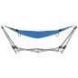 vidaXL Hamaca con soporte plegable azul vidaXL Hamaca con soporte plegable azul