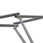 vidaXL Hamaca con soporte plegable azul vidaXL Hamaca con soporte plegable azul