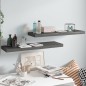vidaXL Estante flotante de pared 2 uds MDF gris brillo 80x23,5x3,8 cm vidaXL Estante flotante de pared 2 uds MDF gris brillo 80x23,5x3,8 cm