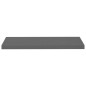 vidaXL Estante flotante de pared 2 uds MDF gris brillo 80x23,5x3,8 cm vidaXL Estante flotante de pared 2 uds MDF gris brillo 80x23,5x3,8 cm